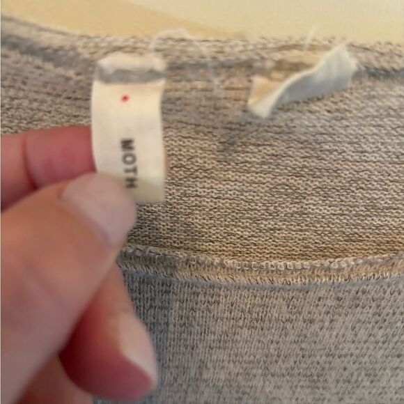 Anthropologie Moth Large Long Sleeve Thin Sweater Dress with Crossback detail - Picture 3 of 6